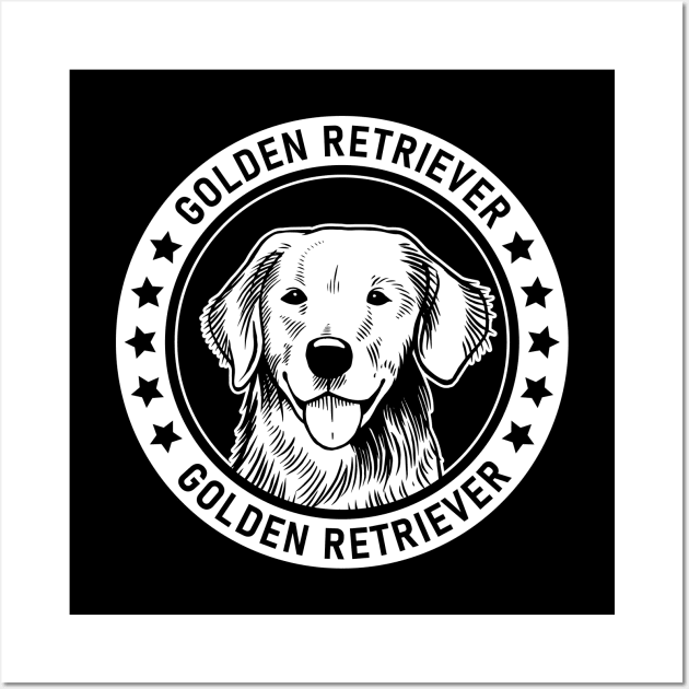 Golden Retriever Fan Gift Wall Art by millersye